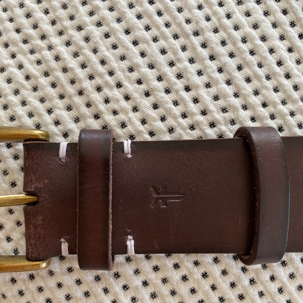 Frye brown leather belt